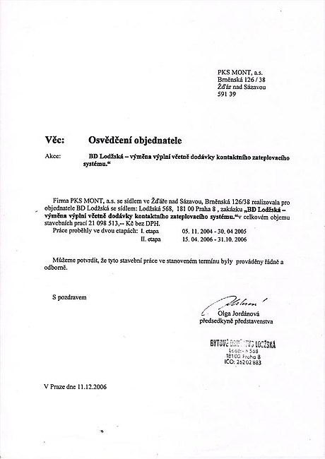 BD Lodžská, Praha 8